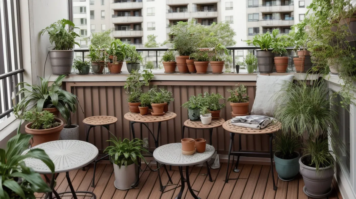 Sobres de semillas junto a macetas vacías: diferencias entre sembrar semillas o comprar plantones para un huerto urbano de balcón