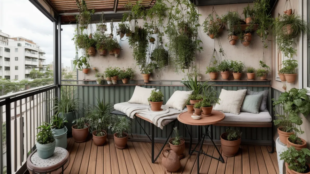 Mantenimiento de kokedamas paso a paso: mi kokedama en la terraza del Eixample antes de la reconstrucción